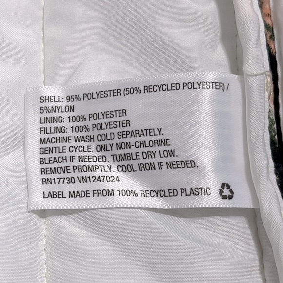 Rachel Comey Quilted Cropped Jacket Leopard Crayon Print Recycled Fabric Large - Picture 8 of 12